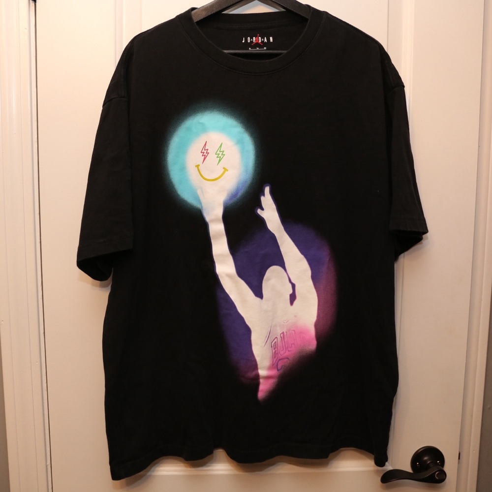 Nike Air Jordan x J Balvin Black Shirt - Picture 1 of 6